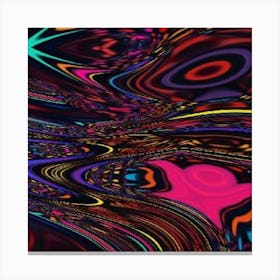 Abstract Psychedelic Art 5 Leinwandbild