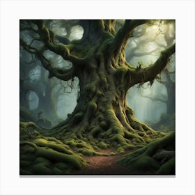 Tree In The Forest 1 Canvas Print