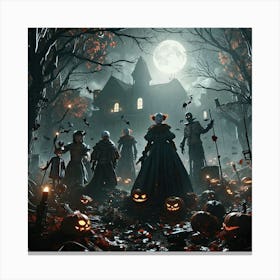 Halloween Night Canvas Print