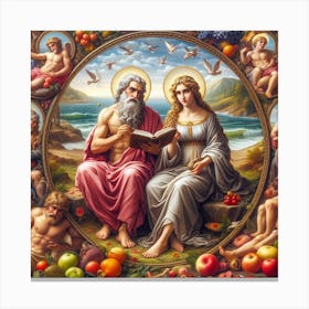 Book Of Genesis Canvas Print