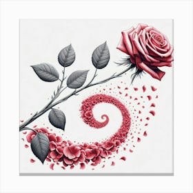 Rose #9 by Cam Views Canvas Print