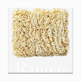 Asian Korean Japanese Chinese Ramen Noodles Canvas Print