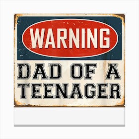 Mens Dad Of Anager Officialnager Matching 1 Canvas Print