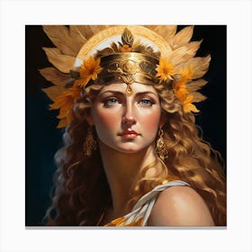 Greek Goddess 31 Canvas Print