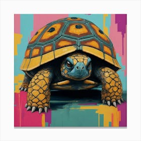 Tortoise Pop Canvas Print