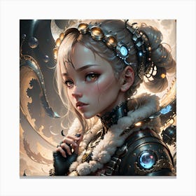 Steampunk Girl 2 Canvas Print