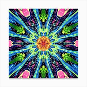 Psychedelic Flower 118 Canvas Print