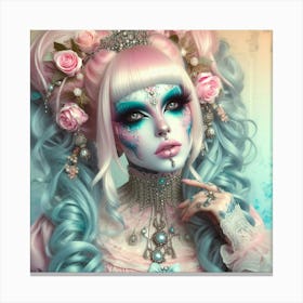 Gothic Beauty Canvas Print