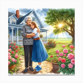 Grandma'S Garden 1 Canvas Print
