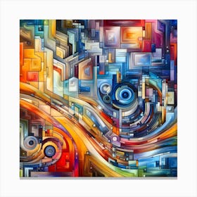 Abstract Painting 79 Canvas Print