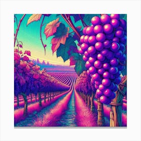 Purple Grapes 5 Toile