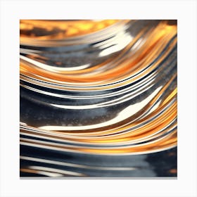 Abstract Water Wave 1 Canvas Print