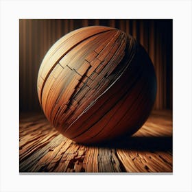 Wooden Ball Canvas Print