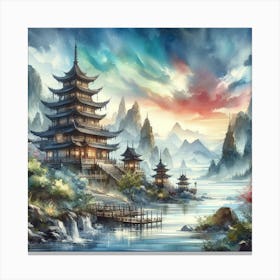 Chinese Pagoda Canvas Print