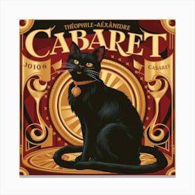 Chat Noir Cabaret, Théophile-Alexandre Steinlen 1 Canvas Print