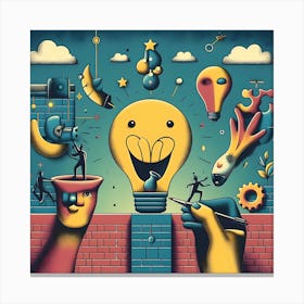 Light Bulb Canvas Print