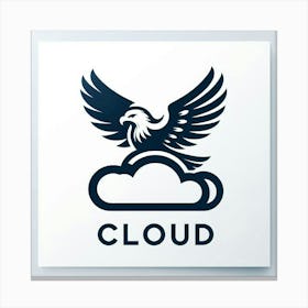 Cloud Logo Canvas Print