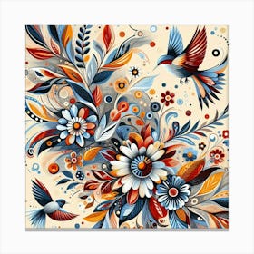 Russian Folk Art8 Canvas Print