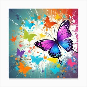 Colorful Butterfly 71 Canvas Print