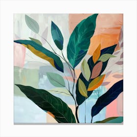 Abstract Leaves 42 Canvas Print