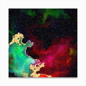 100 Nebulas in Space with Stars Abstract n.035 Canvas Print