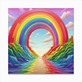 Rainbow In The Sky 8 Canvas Print