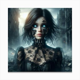 Steampunk Girl 43 Canvas Print