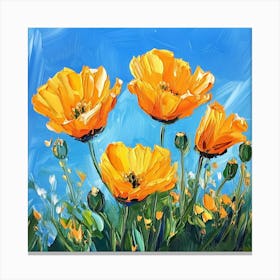 Poppies Art Canvas Print