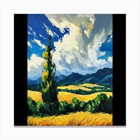 Wheat Field Canvas Print