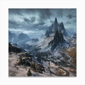 Elder Scrolls Canvas Print