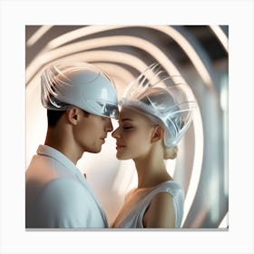 Futuristic Love 4 Canvas Print