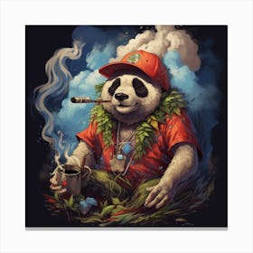 Sauceboss0283 Detailed Panda Bear Wearing A Tie Die Grateful De 6a183709 D5b4 4e09 A446 833de9ca8f74 Canvas Print