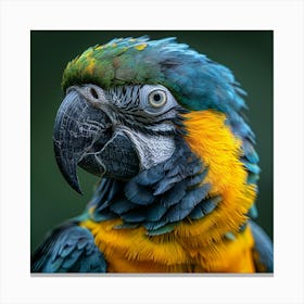 Blue And Yellow Macaw 2 Canvas Print