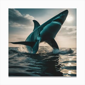 Great White Shark 8 Canvas Print