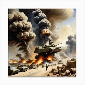 Iraq War 9 Canvas Print