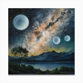 Milky Way Canvas Print