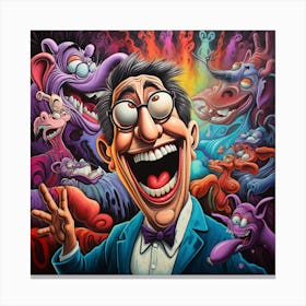 'The Clown' Canvas Print
