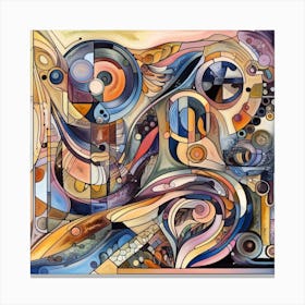 Abstract Painting Canvas Print