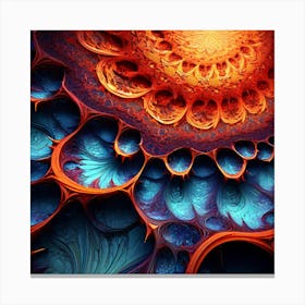 Fractal Patterns art print 4.. Canvas Print