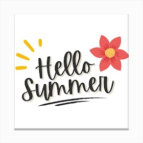 Hello Summer 1 Canvas Print