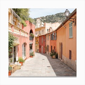 French Streets Square Canvas Print