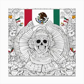 Day Of The Dead 20 Canvas Print
