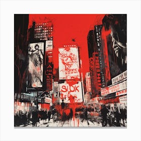 Times Squares 1 Canvas Print