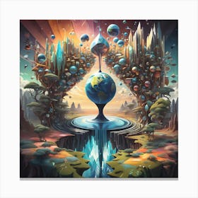 The World Of Synthesis 9 Canvas Print