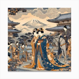 Asian Painting 1 Canvas Print