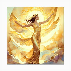 Dancing Goddess Aphrodite Canvas Print