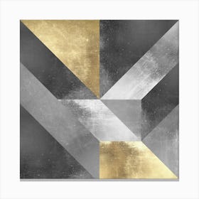 Golden geometry 5 Canvas Print