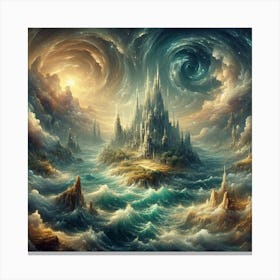 Castle In The Sky 14 Canvas Print