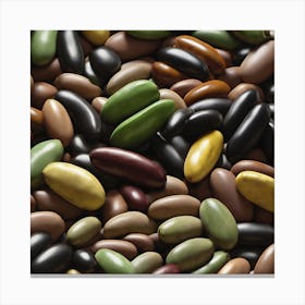 Black Beans 8 Canvas Print