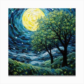 Starry Night 1 Canvas Print